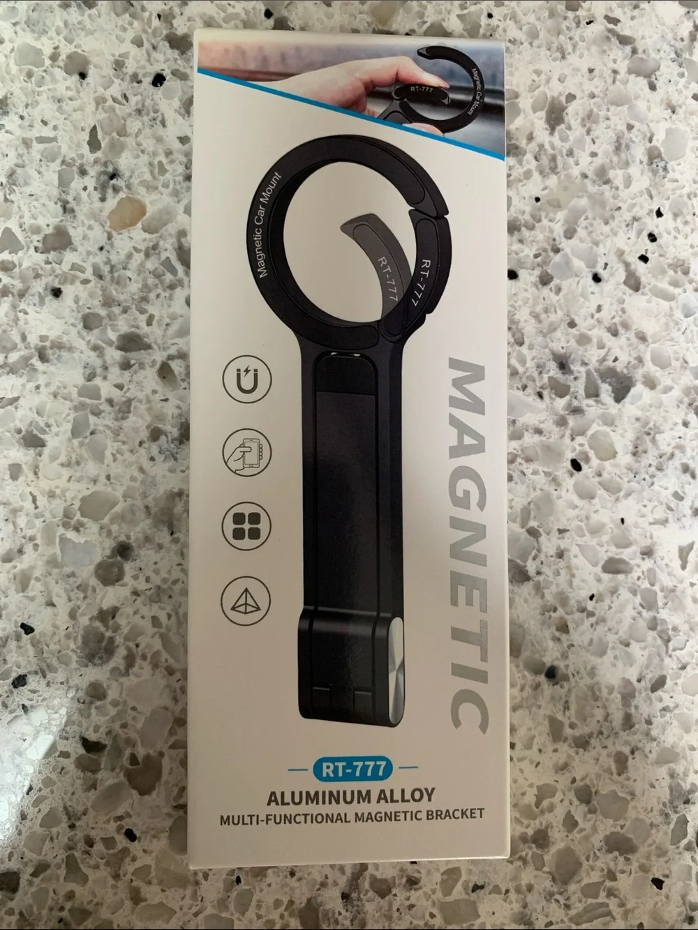 Magnetic RT-777 Aluminum Alloy Multi-Functional Bracelet. New no Tags. Sz:2.5x6